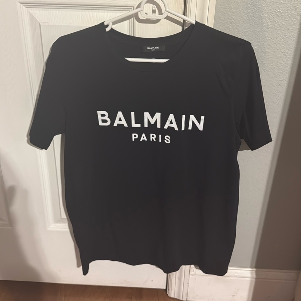 Authentic Balmain black tshirt